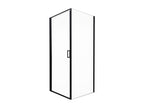 HOME Ligniva Shower Enclosure Ligniva Matte Black - 100x195 cm CYGX05675