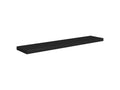 Floating wall shelf, black, 120x23.5x3.8 cm, MDF, GKSH59214