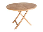 Dekonao - 100cm Teak Garden Dining Table ZTGO92642