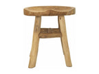Recycled wood stool, 40x32x42 cm. EGRH47123