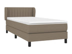Upholstered bed base with Dekonao mattress 100x200 cm Fabric HJGT74172