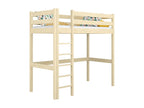 Wooden loft bed N05 Light Pine 120x190 HXAJ18521