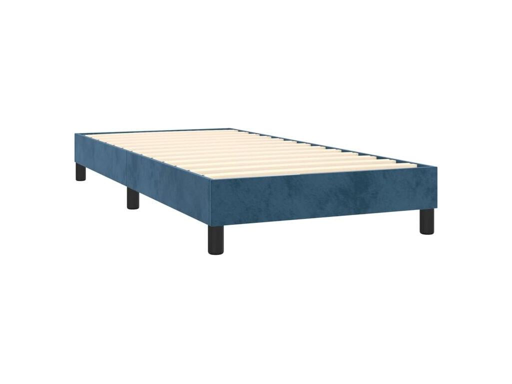 Dekonao bed base with mattress, Dark Blue 100x200 RZXQ26085