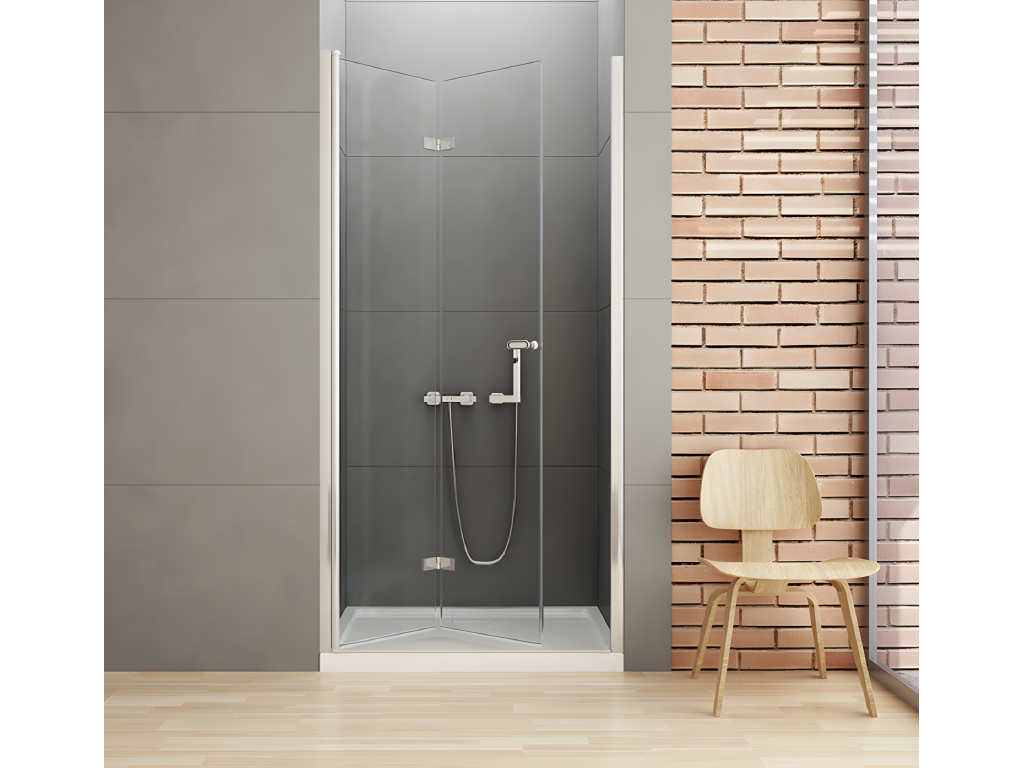Ligniva CJRU54633 Left-Hand Folding Shower Door 90cm