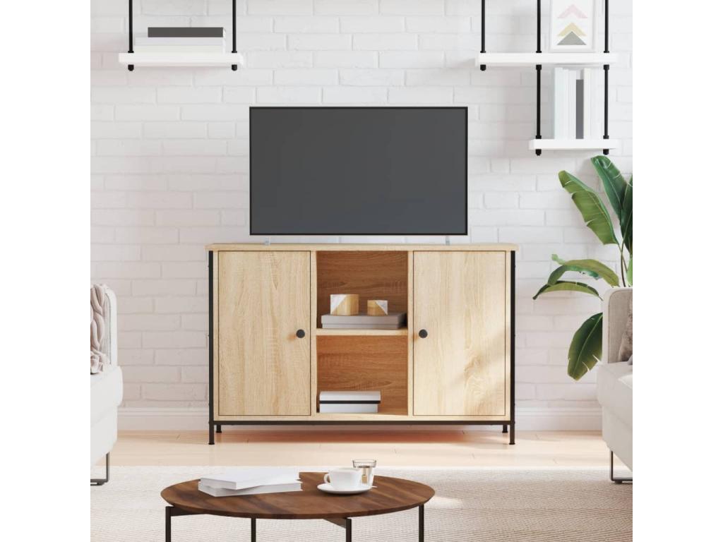 Dekonao oak TV stand 100x35x65 cm engineered wood GKMA90899