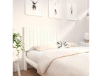 White headboard 185.5x4x100 cm solid pine wood RMSW85738
