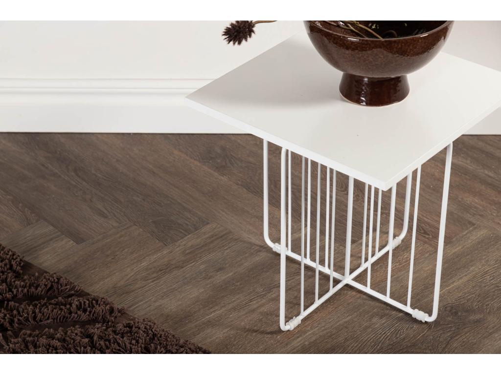 Dekonao corner table 40x40cm white. JUPF79859