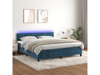 Dekonao bed base with LED mattress, dark blue, 160x200 cm, NXKD11720