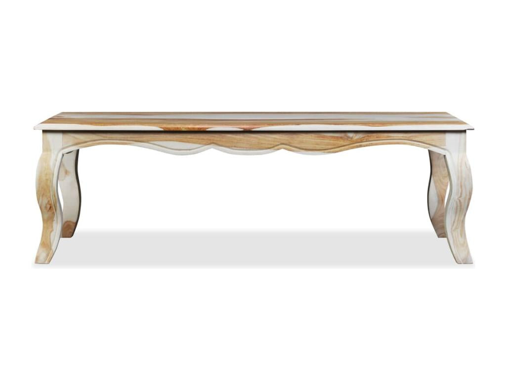 Coffee table Solid wood 110x60x35 cm XUIL53818