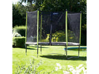 Nobellea - 244cm Garden Trampoline with Safety Net, Anchor Ladder, JUMPI Green/Black 250 VKQG31115