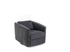 Nobellea - Manual reclining armchair in dark grey fabric YOKO17560