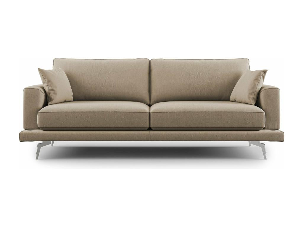 Dekonao Modern Sofa in Soft, Stain-Resistant Fabric T05 198 cm Beige OXKQ20891