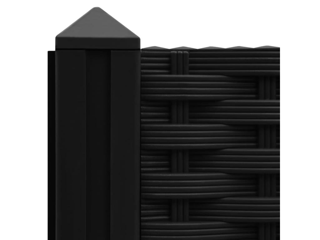 Raised bed planter, black, 160x40x71 cm, 02 0000923 RAJJ23236