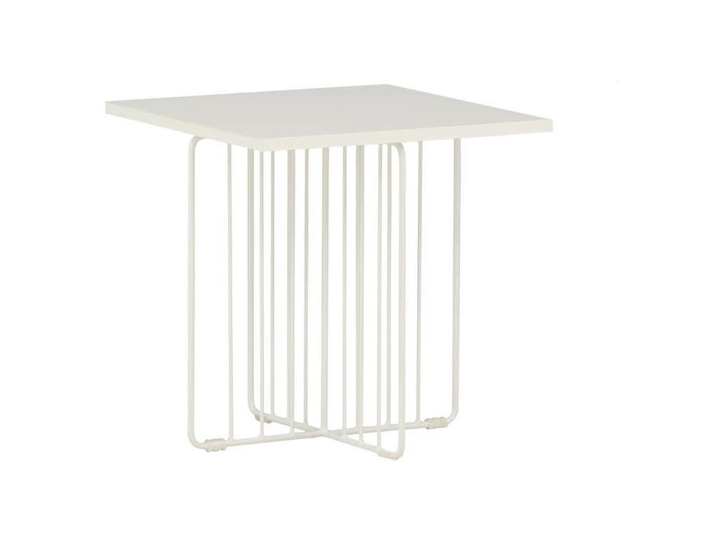 Dekonao corner table 40x40cm white. JUPF79859