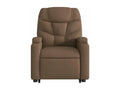 Brown Fabric Reclining Massage Chair MUQG48679