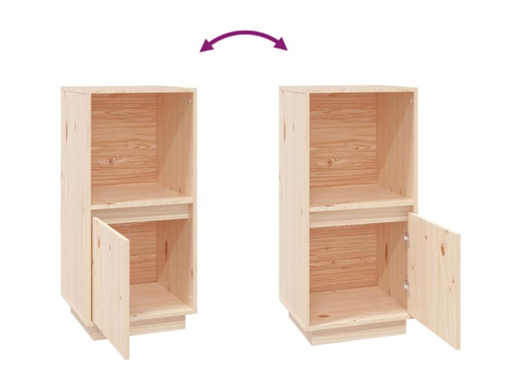 Buffet 38x35x80 cm Solid Pine Wood UIXM45007