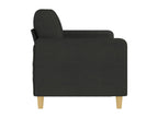3-seater sofa, black, 180 cm, fabric, UDQE45509