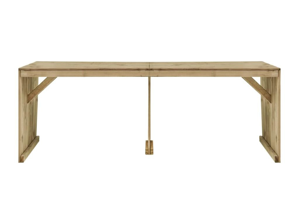 7-Piece Outdoor Dining Set, Impregnated Pine, UHHA79109