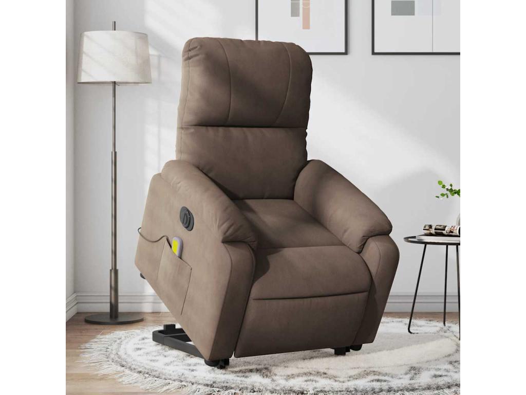 Brown electric massage recliner chair ZIYJ86410