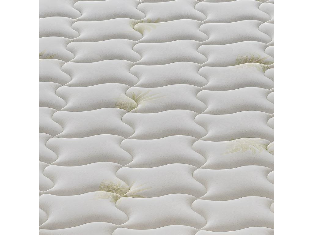 Memory foam mattress - 9 different zones - 25 cm thick - Removable aloe vera cover 105x200 cm ZVDI82388