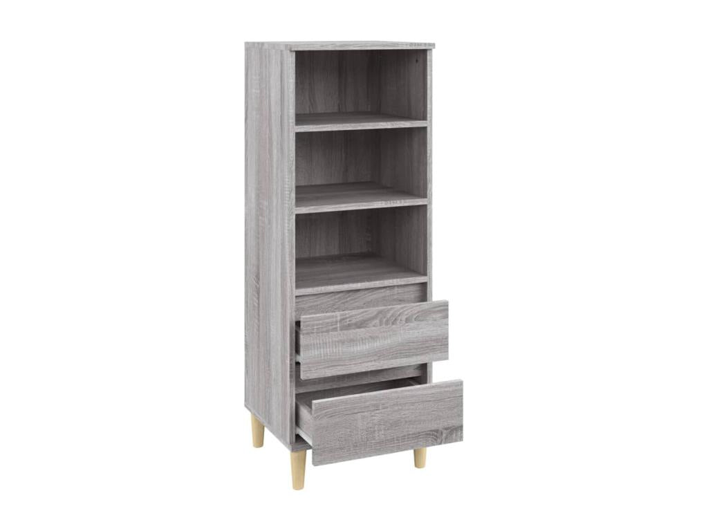 Dekonao tall sideboard, grey, 40x36x110 cm, engineered wood, YTPL13252