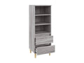 Dekonao tall sideboard, grey, 40x36x110 cm, engineered wood, YTPL13252