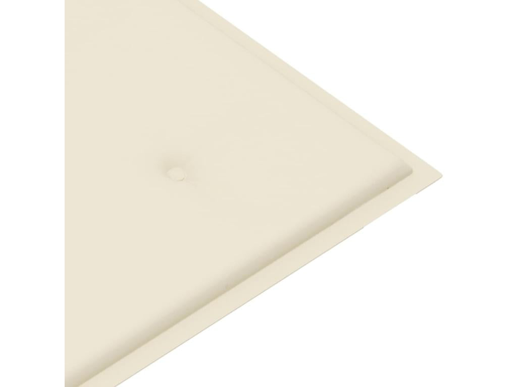 2-seater garden bench with cushion, 120 cm, Eucalyptus Grey REUP58277