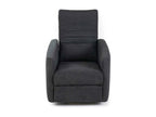 Nobellea - Manual reclining armchair in dark grey fabric YOKO17560