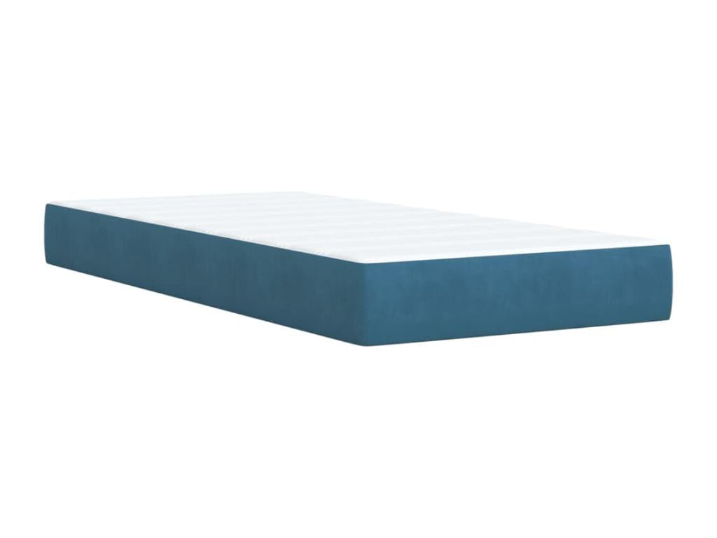 Dekonao bed base with mattress, Dark Blue, 100x200 cm QJUC53242
