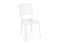 Dekonao White Aluminium Garden Chair - Set of 2 OFFT64021