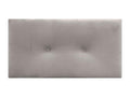 Dekonao Smooth Velvet Headboard with Buttons 80x60 Beds 80/90 - Beige UVBG62737