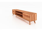 Dekonao - TV stand with doors in natural oiled beech heartwood HSRD19525