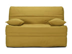 Dekonao fabric sofa bed with 15cm mattress, 140x200cm - Yellow HBMF65575