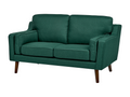 Ligniva 2-seater sofa in dark green fabric GYTM27480