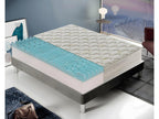 Memory foam mattress - 9 different zones - 25 cm thick - Removable aloe vera cover 105x200 cm ZVDI82388