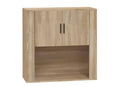 Ligniva Oak Wall Cabinet 80x33x80 cm Engineered Wood KWAK36608