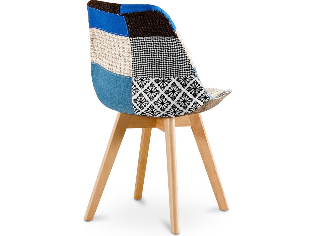 Dining Chair - Ligniva Multicolored Upholstery EWJL87338