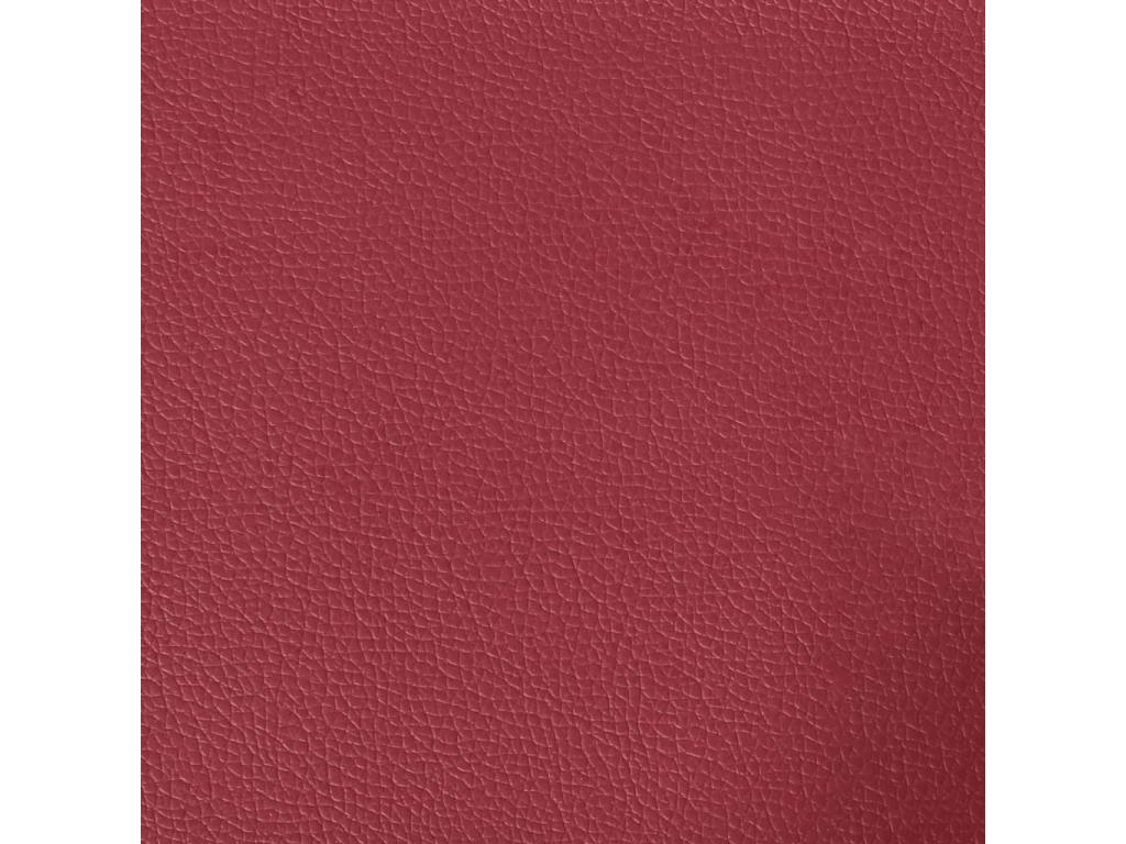 Burgundy Red Armchair 60 cm Faux Leather VYUI94493