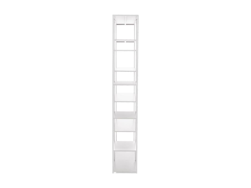 Sisto - 9-shelf white metal bookcase MAIM99086