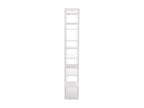 Sisto - 9-shelf white metal bookcase MAIM99086