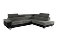 Dekonao 306 Grey Corner Sofa with Sleeping Function and Bed Box, 253x188x71cm KIBT39584