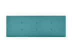 Dekonao Fabric Headboard with 2 Buttoned Panels 135x50cm Fits 120/135cm Beds - Turquoise KNAB69340
