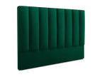 Dekonao - Dekonao Headboard 140x120cm in Bottle Green Velvet - 140x8x120cm ZYFW43192