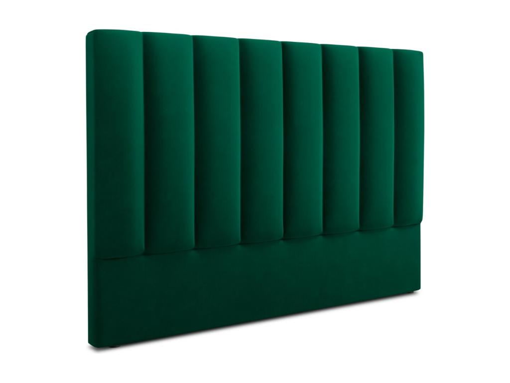 Dekonao - Dekonao Headboard 140x120cm in Bottle Green Velvet - 140x8x120cm ZYFW43192