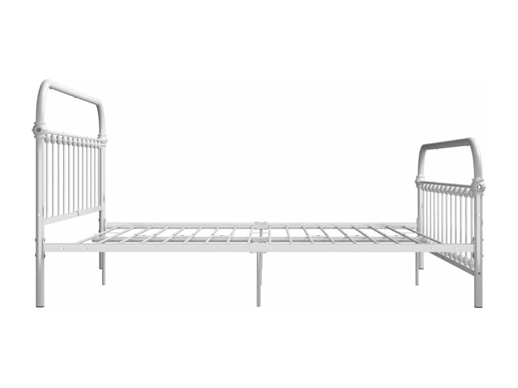 White Metal Bed Frame 180x200 cm QUTV13814