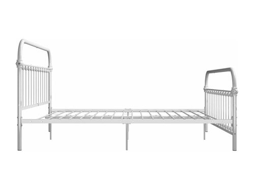 White Metal Bed Frame 180x200 cm QUTV13814