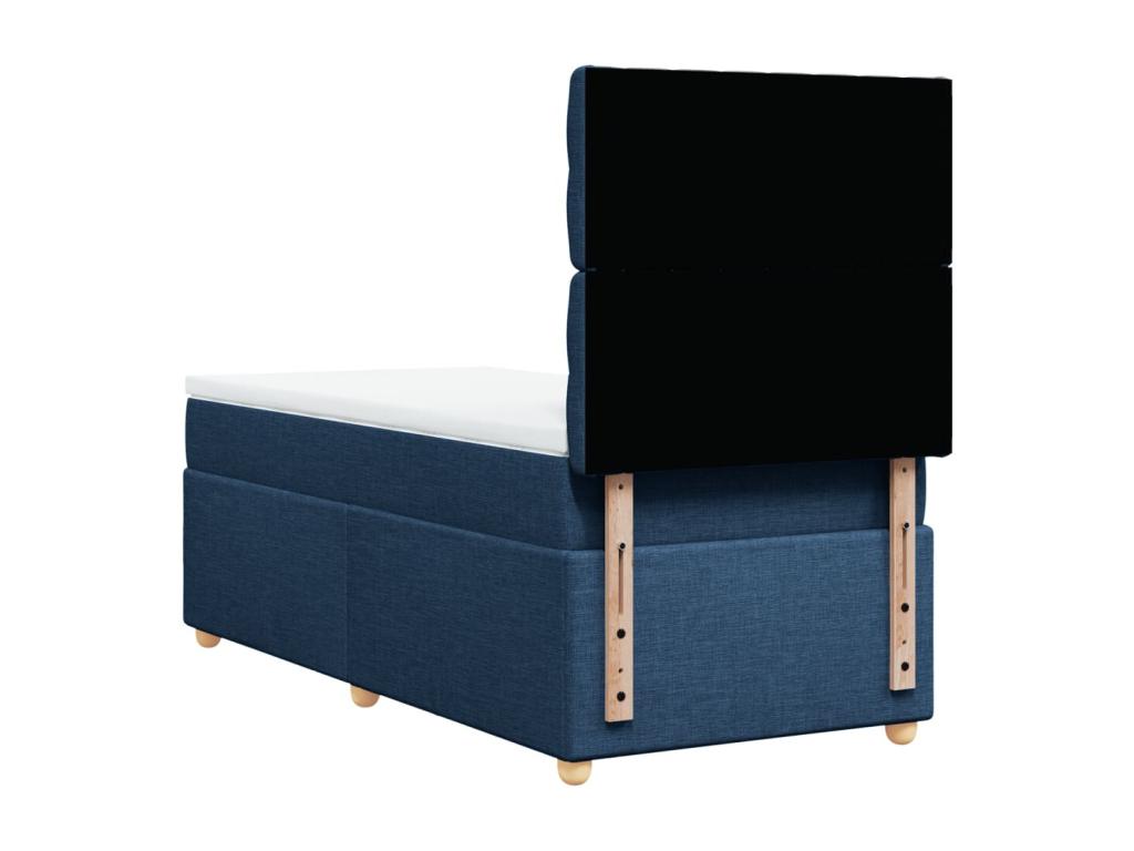 Dekonao bed base with mattress, blue, 90x200 cm, fabric, GLRH42660