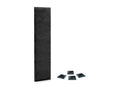 Dekonao Pack of 1 Self-Adhesive Acoustic Wall Panels in Eco-Friendly Wool with Shock-Absorbing Protection, Black, 60x20cm x1 VXKB68157