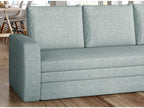 Nobellea 220cm OAZN73008 light green fabric sofa bed with storage