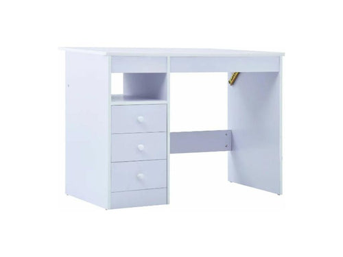 Sunny RIGK65852 White Wooden Tilting Children's Desk with 3 Drawers